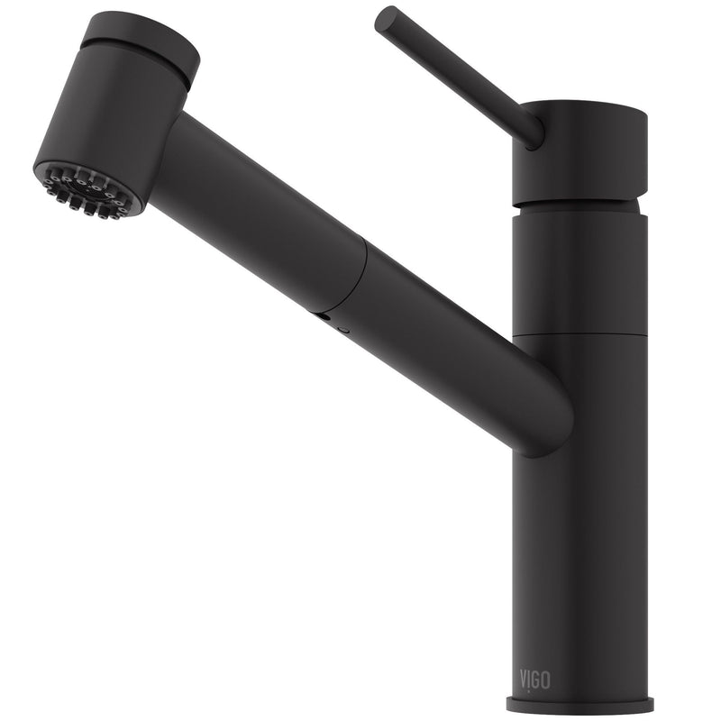 VIGO Branson 9-in Kitchen Faucet, Various Finishes B8