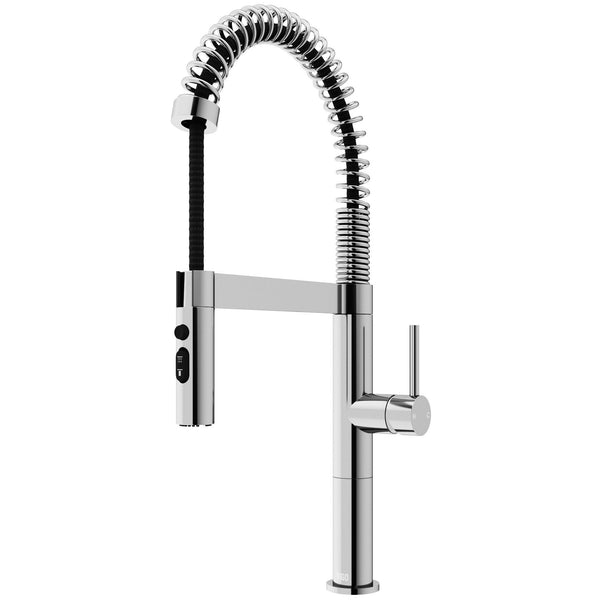 VIGO Edison Pro 20-in Kitchen Faucet, Various Finishes M9