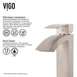 VIGO Glass Simply Silver Bathroom Sink/Basin Set with Duris Faucet and Round Vessel