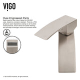 VIGO Glass Simply Silver Bathroom Sink/Basin Set with Duris Faucet and Round Vessel