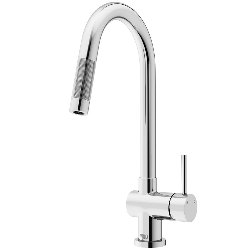 VIGO Gramercy 17-in Touchless Kitchen Faucet, Various Finishes W7