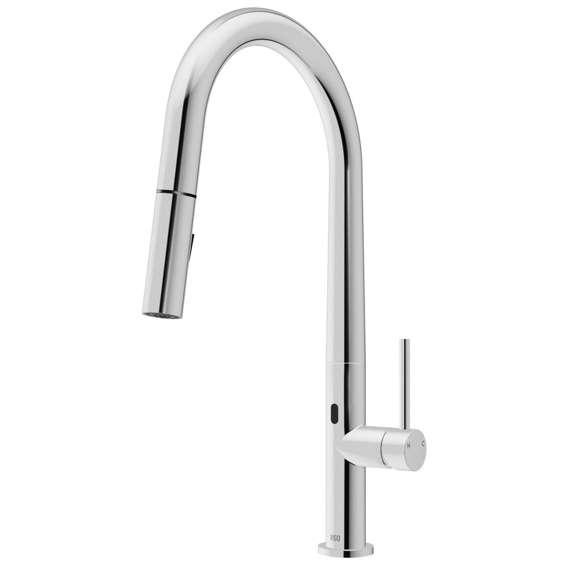 VIGO Greenwich 18-in Touchless Kitchen Faucet, Various Finishes I4