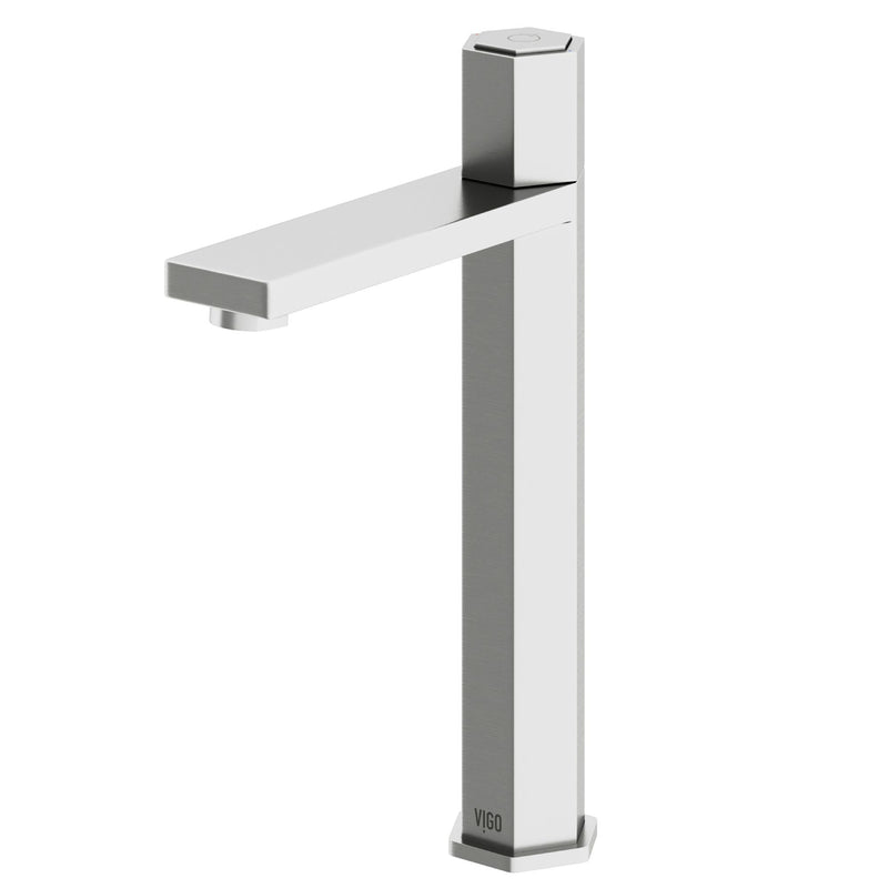 VIGO Nova 11-in Vessel Bathroom Faucet, Various Finishes O7
