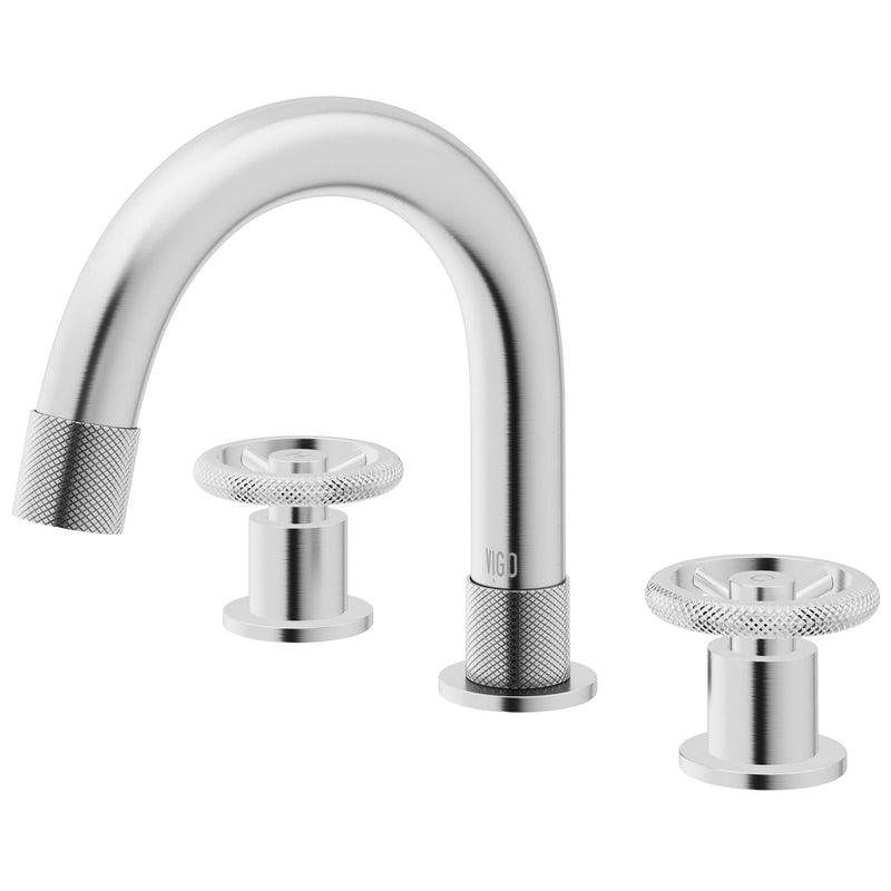VIGO Wythe 8-in Arched Bathroom Faucet, Various Finishes J6