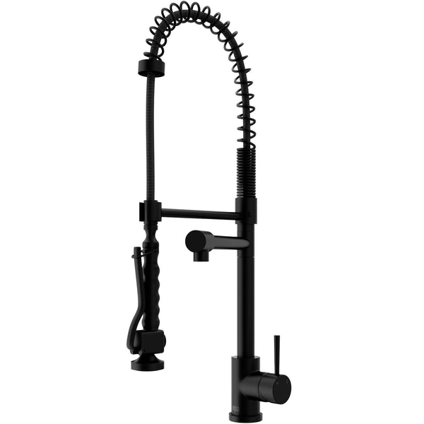 VIGO Zurich Kitchen Faucet, Matte Black C5