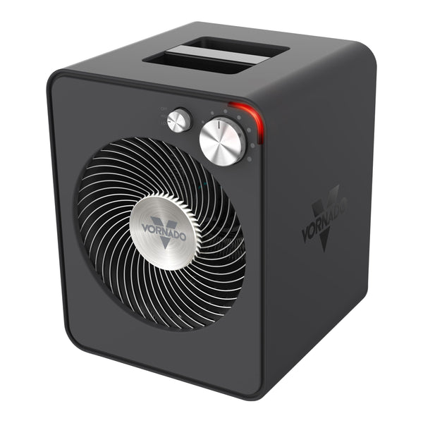 Vornado VMHi300 Whole Room Metal Heater with Adjustable Thermostat, Storm Grey R7