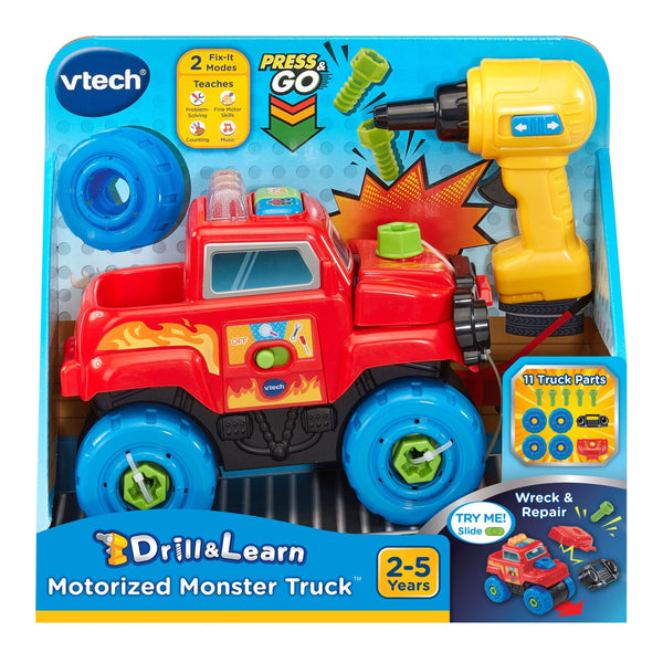 VTech Drill and Learn Monster Truck Toy for Ages 3+ N4