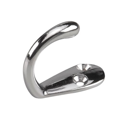 Wardrobe Hook, Chrome, 4pk B2