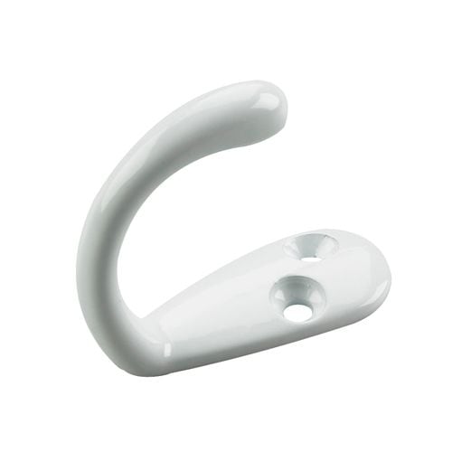 Wardrobe Hook, White, 4pk X9