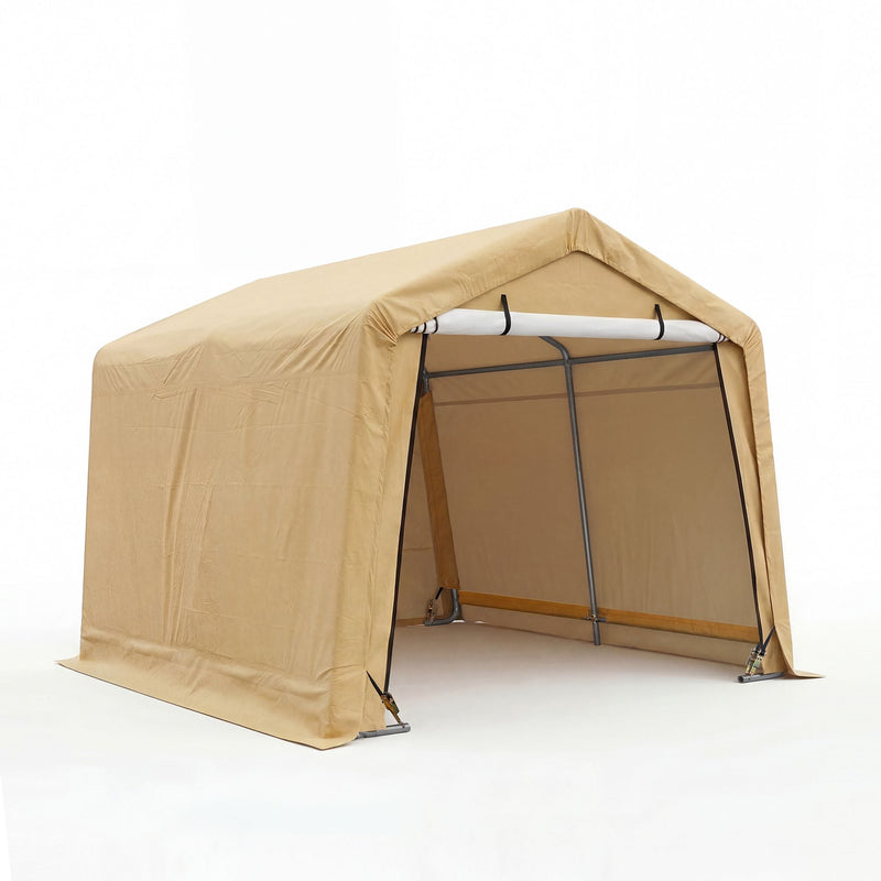 Weatherfast Waterproof Storage Shed with UV Protection, 10 x 10 x 8-ft J3