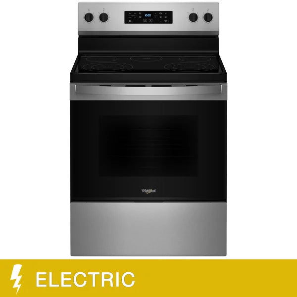 Whirlpool 30 in 5.3 cu ft. Electric 5 Element Range with Dual Radiant Elements H6