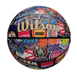 Wilson NBA All Team Retro Classic Composite Leather Basketball, Official Size
