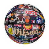 Wilson NBA All Team Retro Classic Composite Leather Basketball, Official Size
