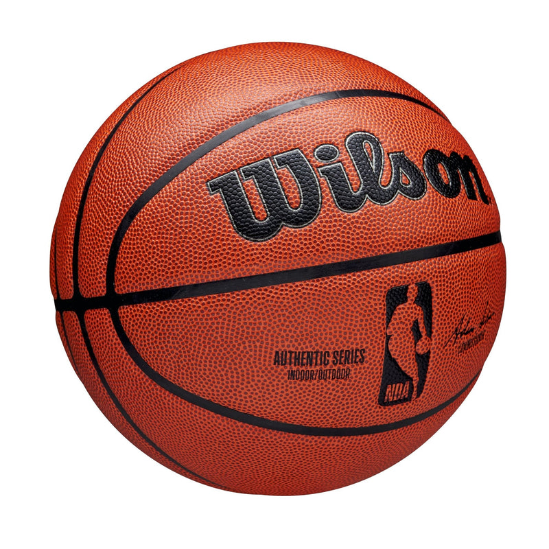 Wilson NBA Authentic Indoor/Outdoor Basketball, Official Size, Brown P8