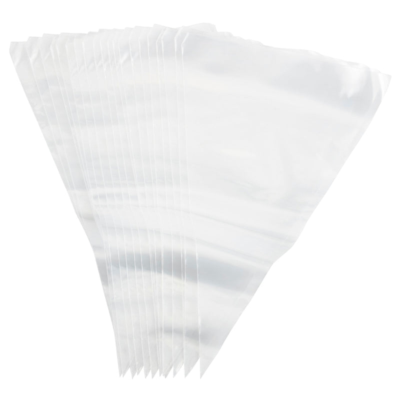 Wilton Disposable Piping Decorating Bag, Clear, 24-pk, for Baking/Cake Decoration E4