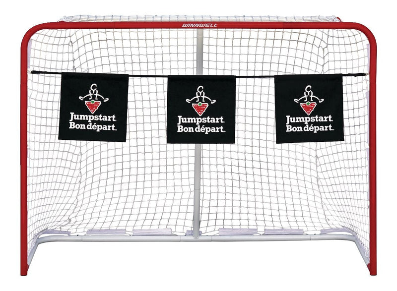 Winnwell Jumpstart Steel Street Hockey Net with Bungee Targets, 60-in G7