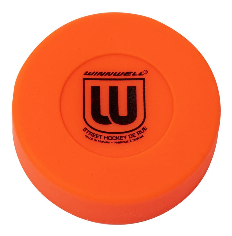 Winnwell Street Hockey Medium Puck, Orange, 75mm, 50g K0