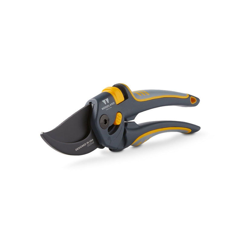 Woodland Tools Super Duty Adjustable MaxForce Bypass Pruner, Ergonomic Grip X3
