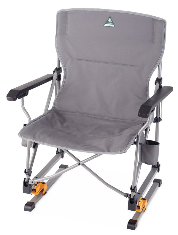 Woods Bonavista Folding Camp Rocker Chair, Grey P5