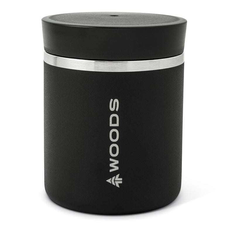 Woods Double Wall Insulated Stainless Steel Portable Reusable Food Jar, BPA-Free, 16-oz U3