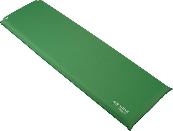 Woods Max Rest Single Self-Inflating Camping Sleeping Pad/Air Mat with Storage Bag, 4-in O3