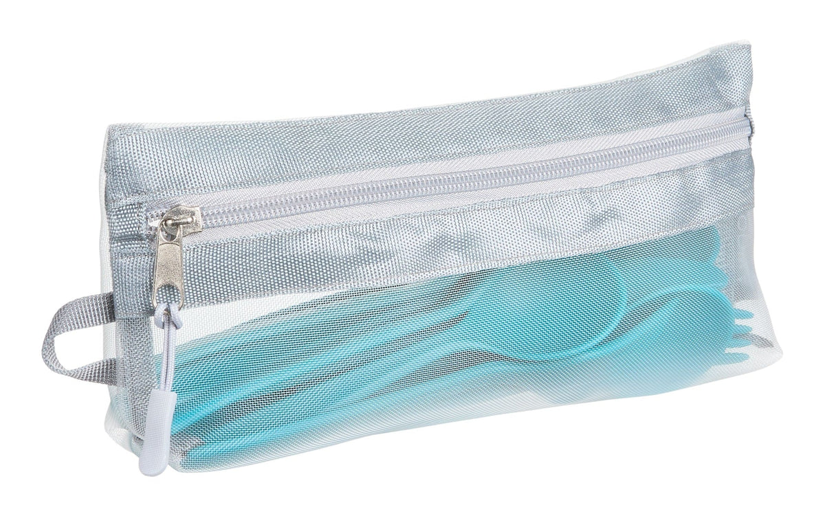Woods Reusable BPA-Free Plastic Camp Cutlery Set, 16-pc