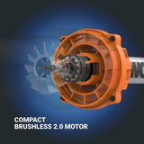 WORX WG585.9 Nitro 40V Power Share LeafJet Cordless, Brushless Leaf Blower, Tool Only