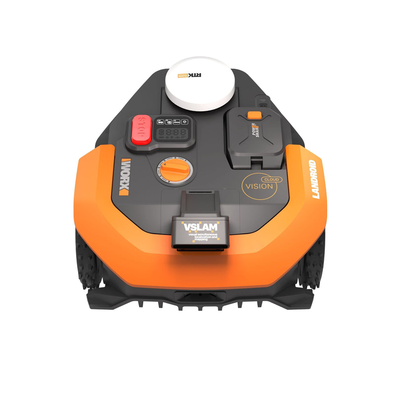 Worx WR310 Landroid Vision Cloud Robotic Mower, 1/4 Acre E6