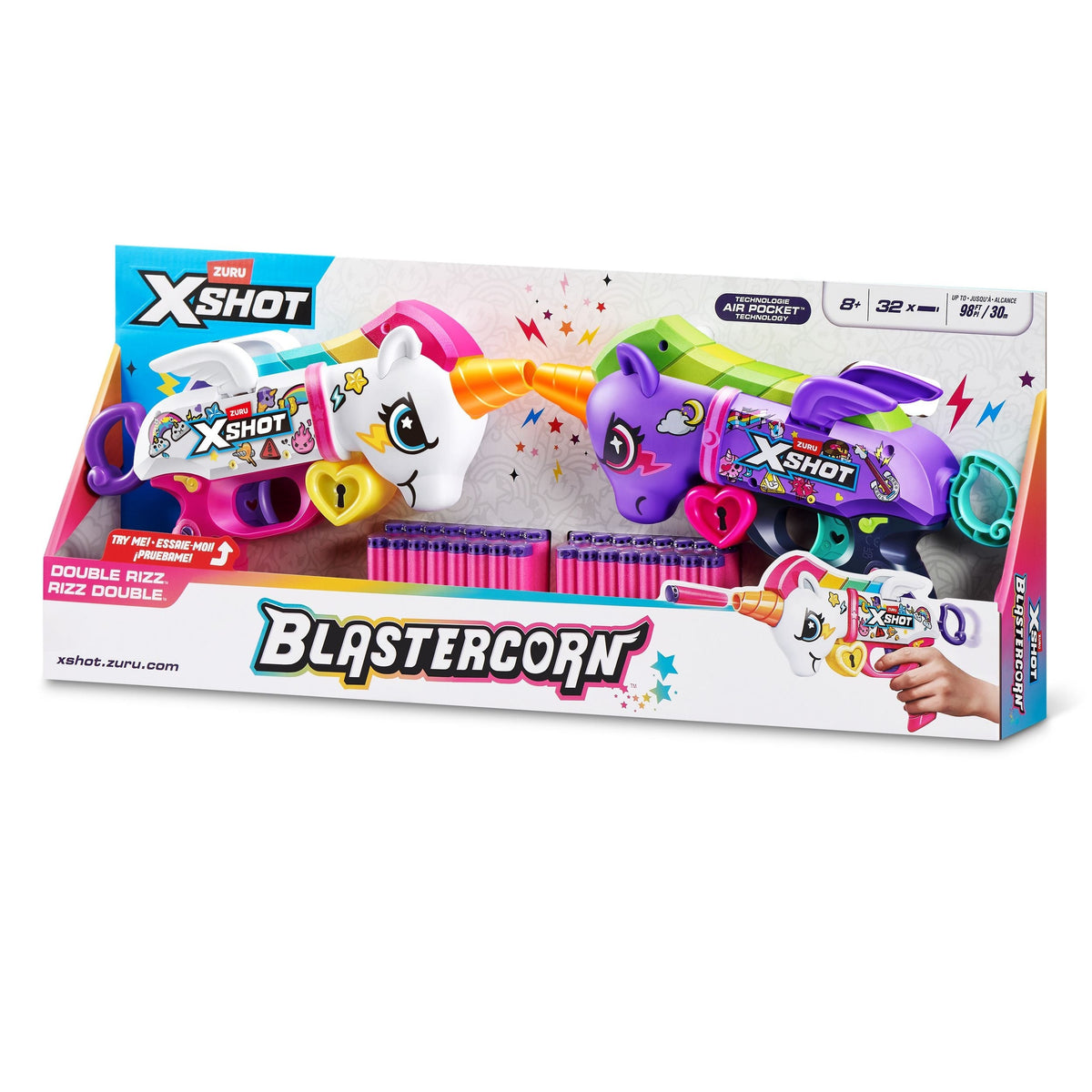 Xshot Blastercorn Series 1 Unicorn Blaster 2pk