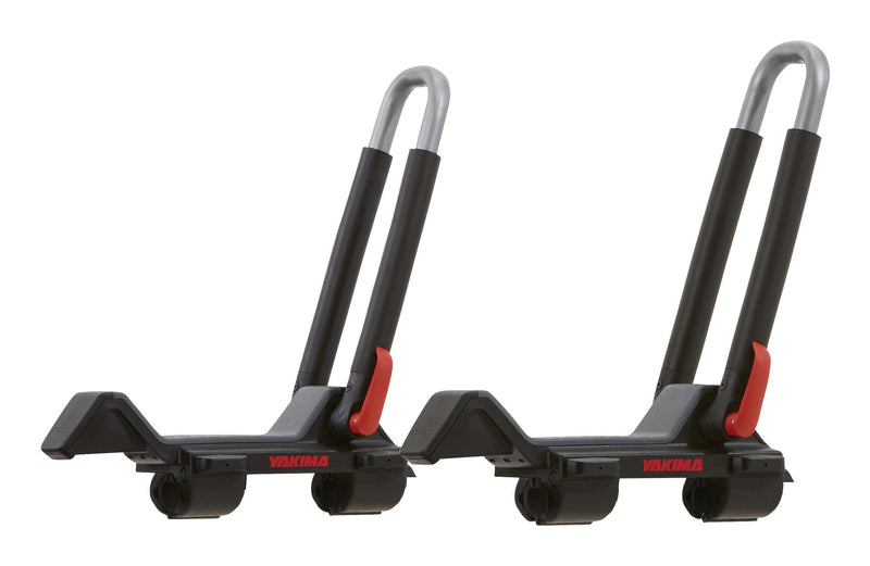 Yakima JayLow J-Cradle Roof Top Mount Kayak Rack with Tie-Downs, 2-pc I1