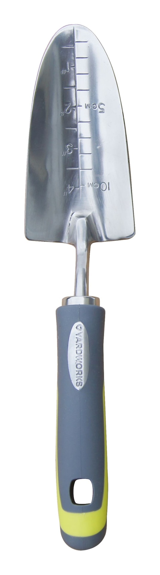 Yardworks 12-in Stainless-Steel Hand Transplanter with Rubber Handle R8