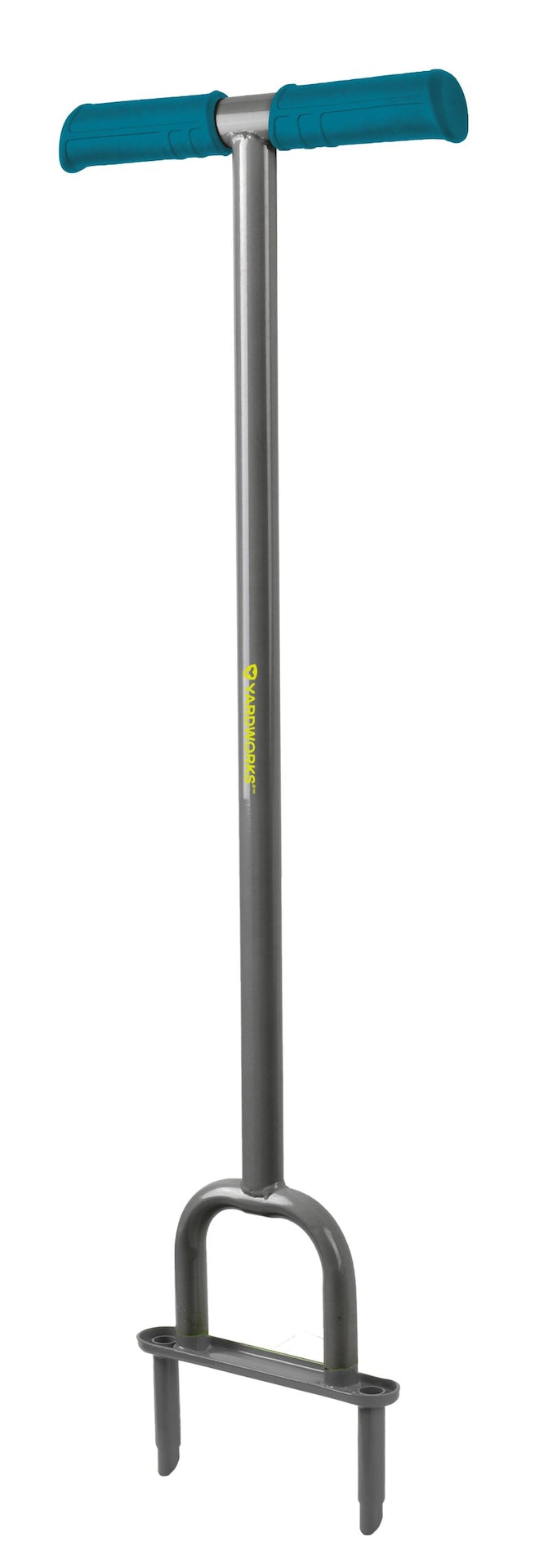 Yardworks Heavy-Duty 2-Prong Steel Garden Lawn Coring Aerator Y7