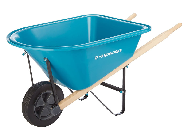 Yardworks Plastic Tray 1-Wheel Kids Wheelbarrow V4