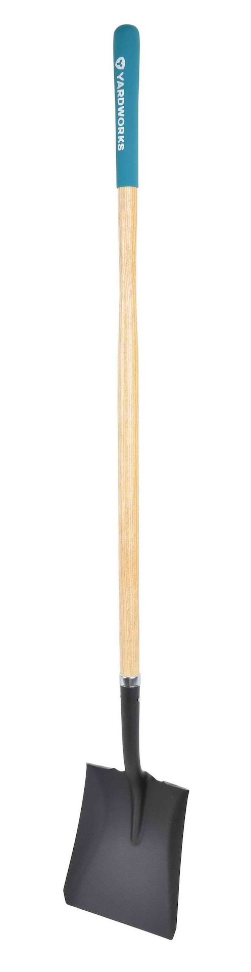 Yardworks Steel Square-Point Long-Handle Spade Shovel, 60-in Wooden Shaft X0