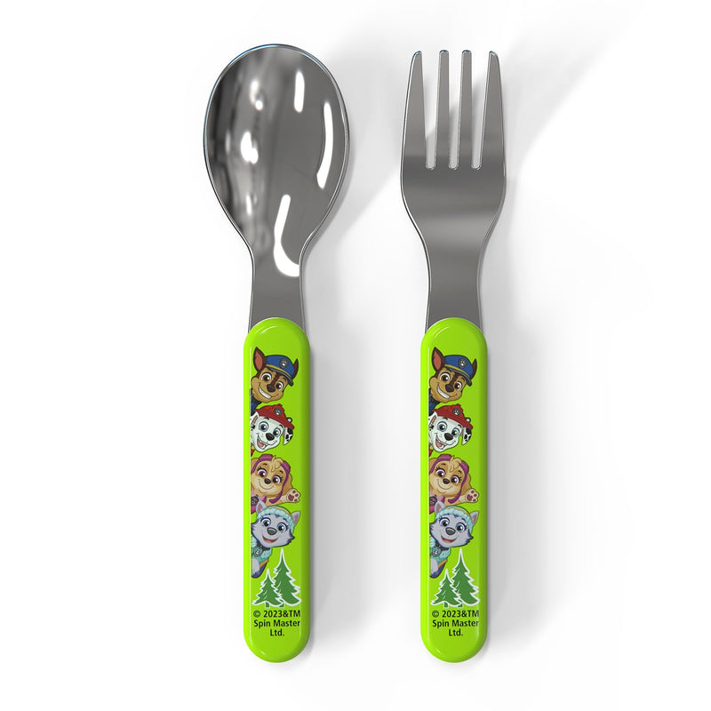 Zak Designs Paw Patrol Flatware Set with Fork & Spoon, 2-Pc X3