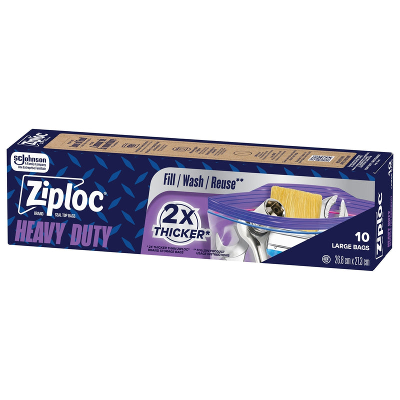 Ziploc Heavy Duty Bags, 10pk P1
