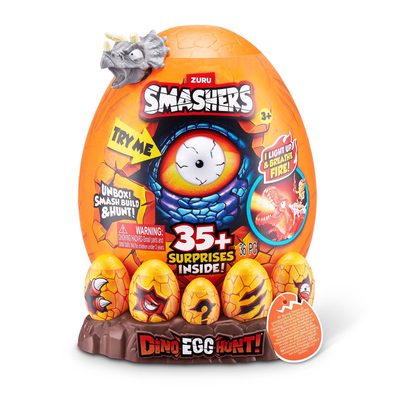 Zuru Smashers Dino Egg Hunt Mystery Playset Capsule for Ages 3+, Assorted Figures R5