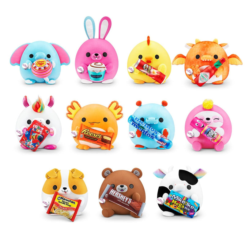 ZURU Snackles Collectible Plush Toy, Medium, 14-in, Assorted L0