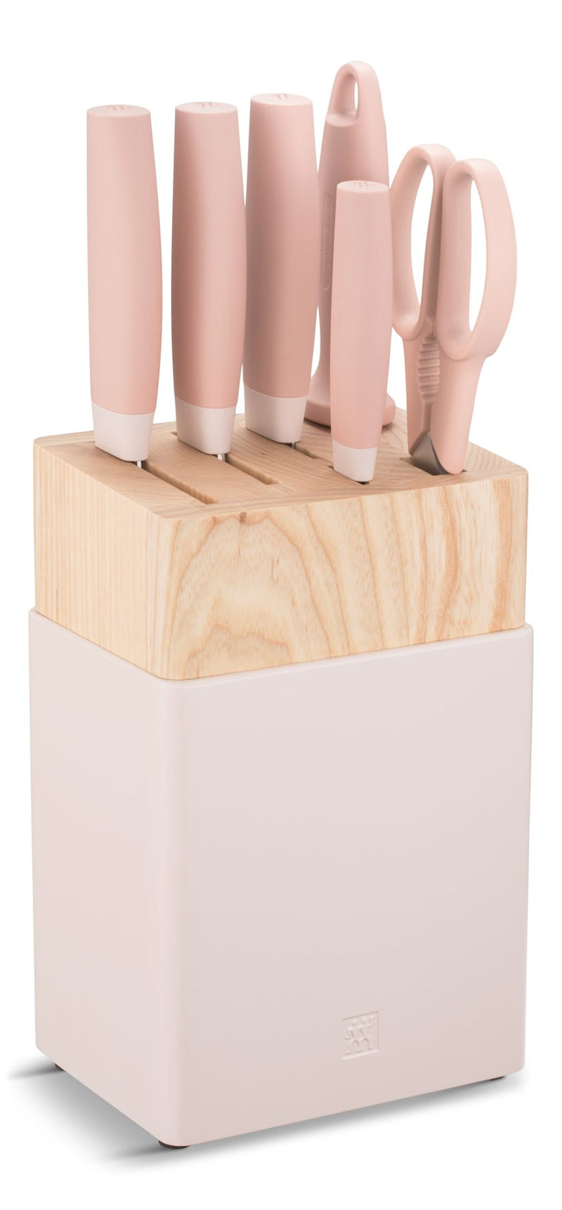 ZWILLING Now S Stainless Steel Knife Block Set, Pink, 7-pc R8
